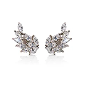 14K Gold SW Marquise Earrings
