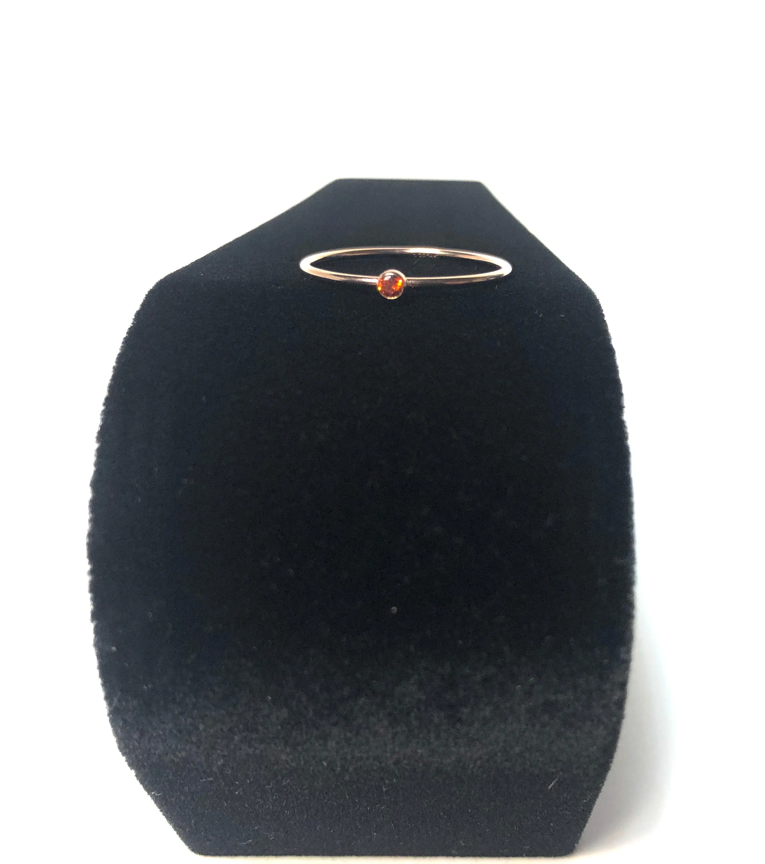 14kGF 2mm Ruby Stacking Ring