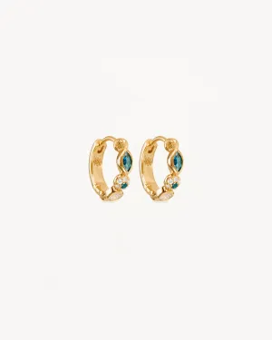 18k Gold Vermeil Protection of Eye Hoops