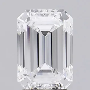2.71 Carat Emerald Excellent | D | VS1