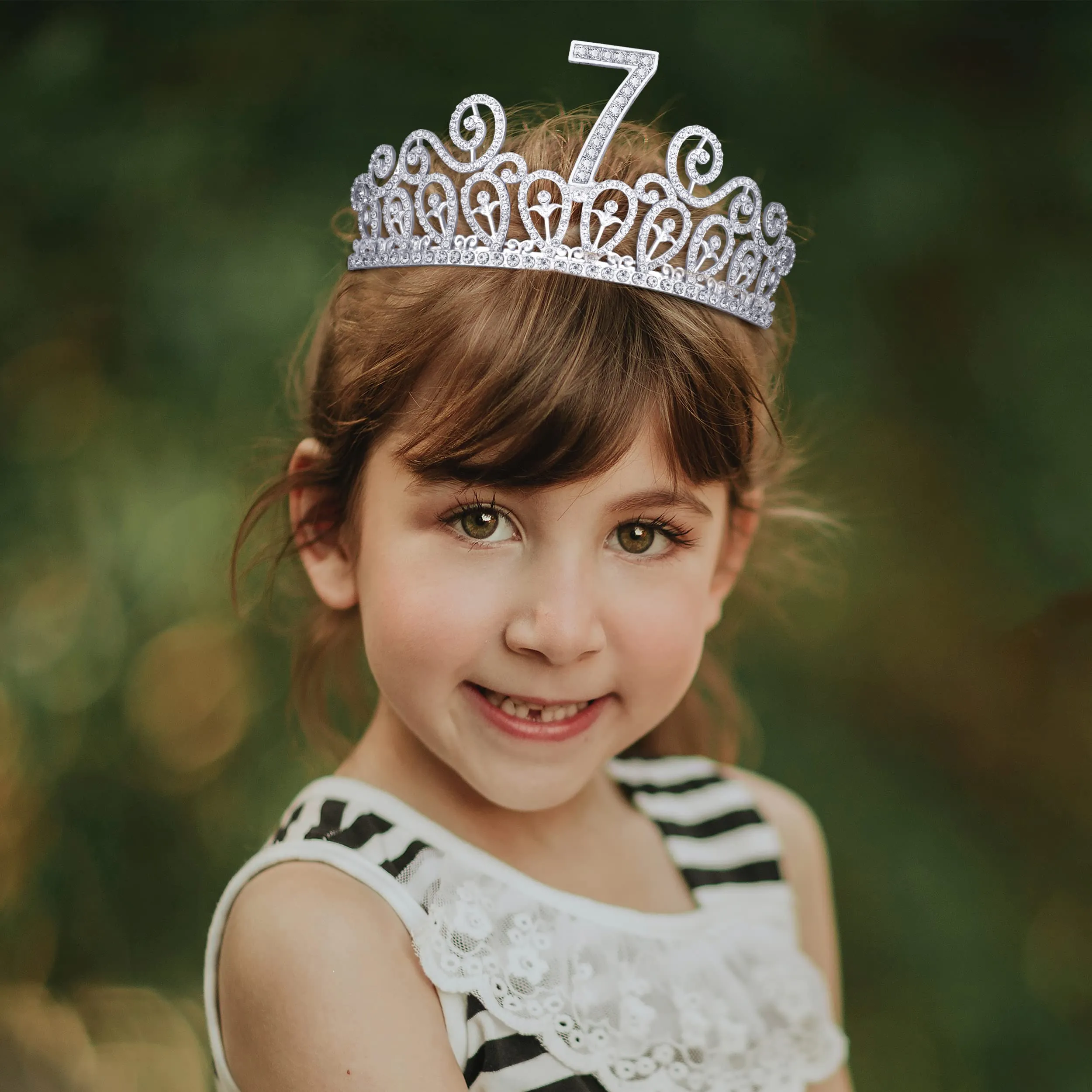 7th Birthday, 7th Birthday Decorations for Girls, 7th Birthday Tiara, 7th Birthday Crown