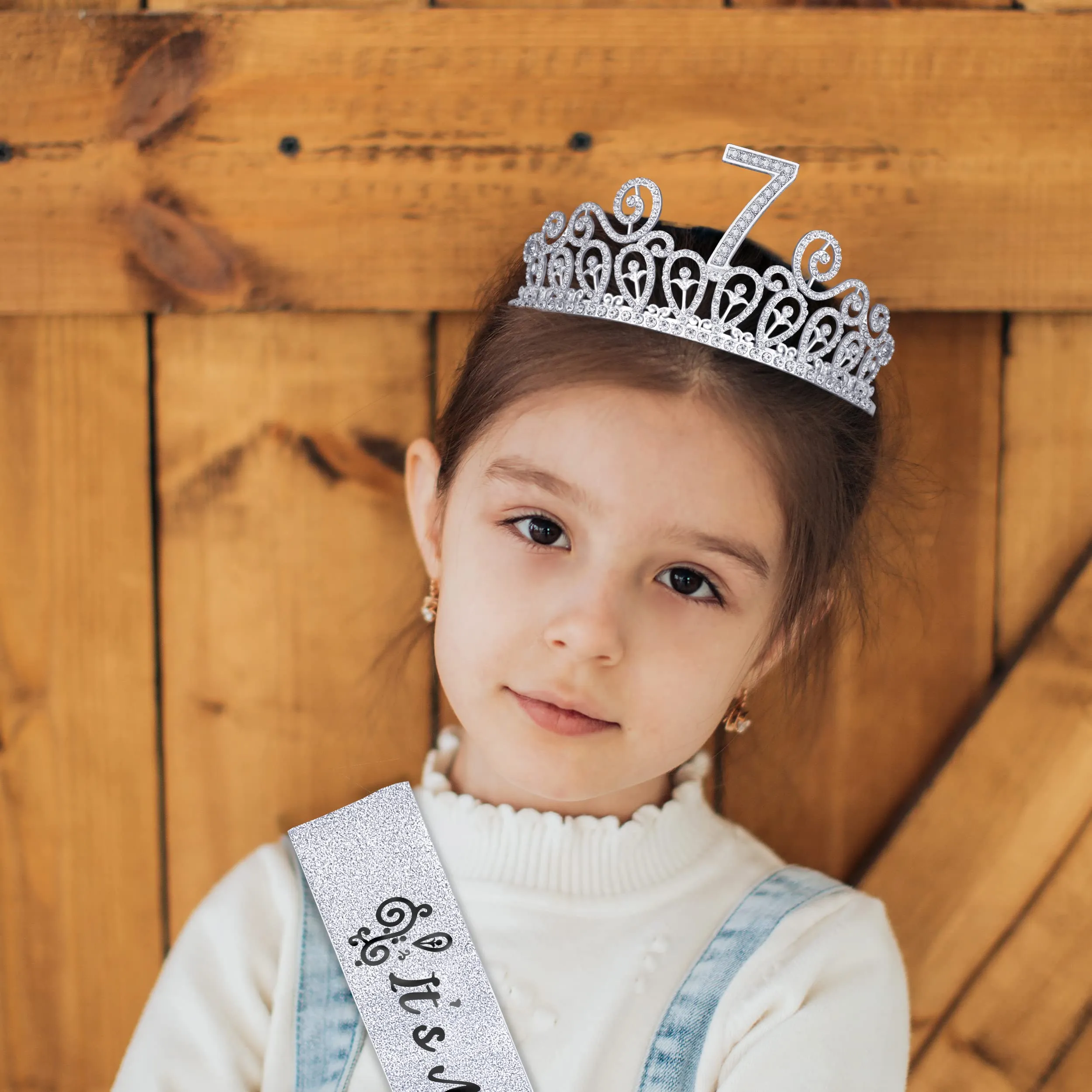 7th Birthday, 7th Birthday Decorations for Girls, 7th Birthday Tiara, 7th Birthday Crown