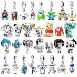 Adorable Dog & Elephant Pandora Bracelet Charms: Whimsical DIY Jewelry Collection