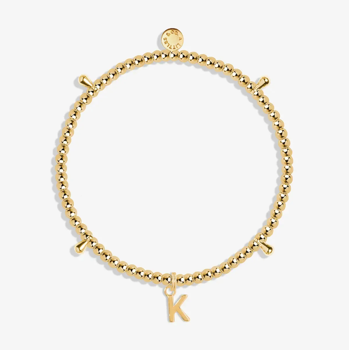 Alphabet A Little - K - Gold