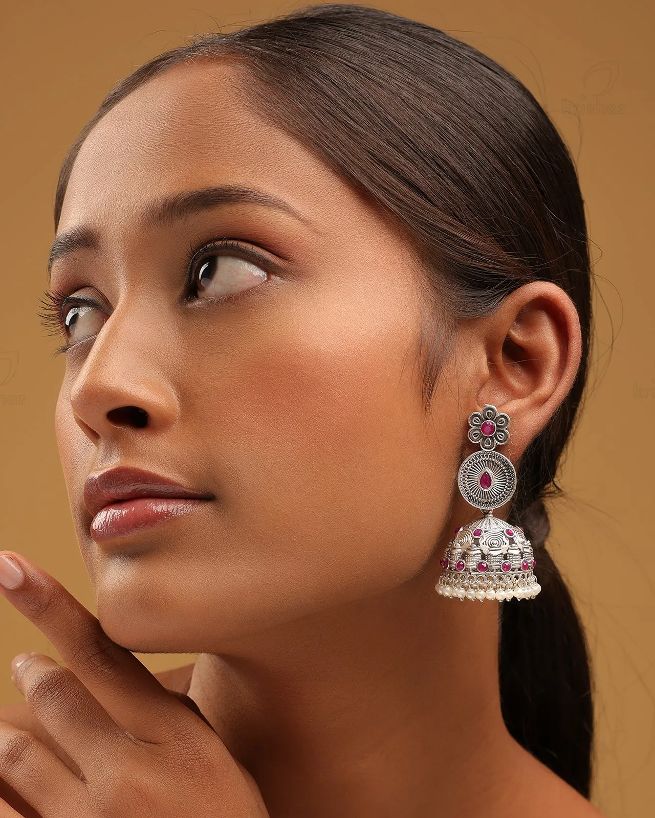 Arnika Jhumki Earrings