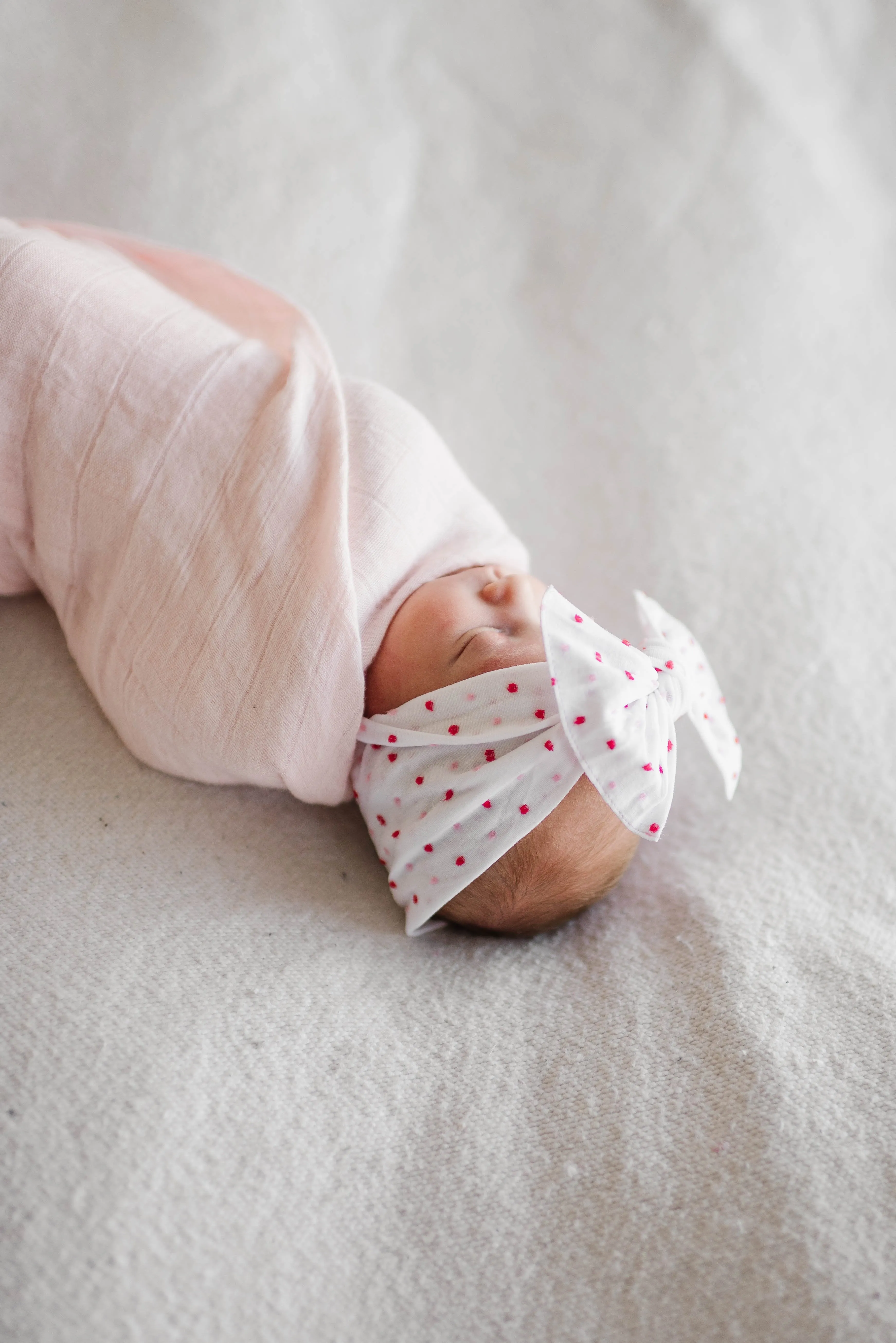 Baby Bling Sweetie Shabby Patterned Knot Headband