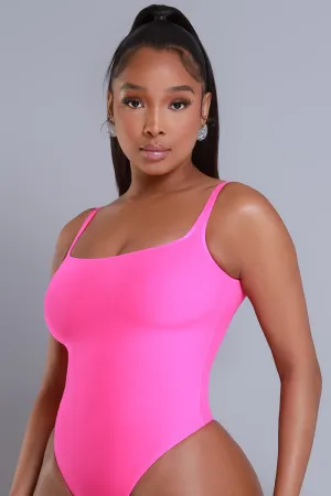 Barely There Sleeveless Bodysuit - Rose Violet No.241 NKDS