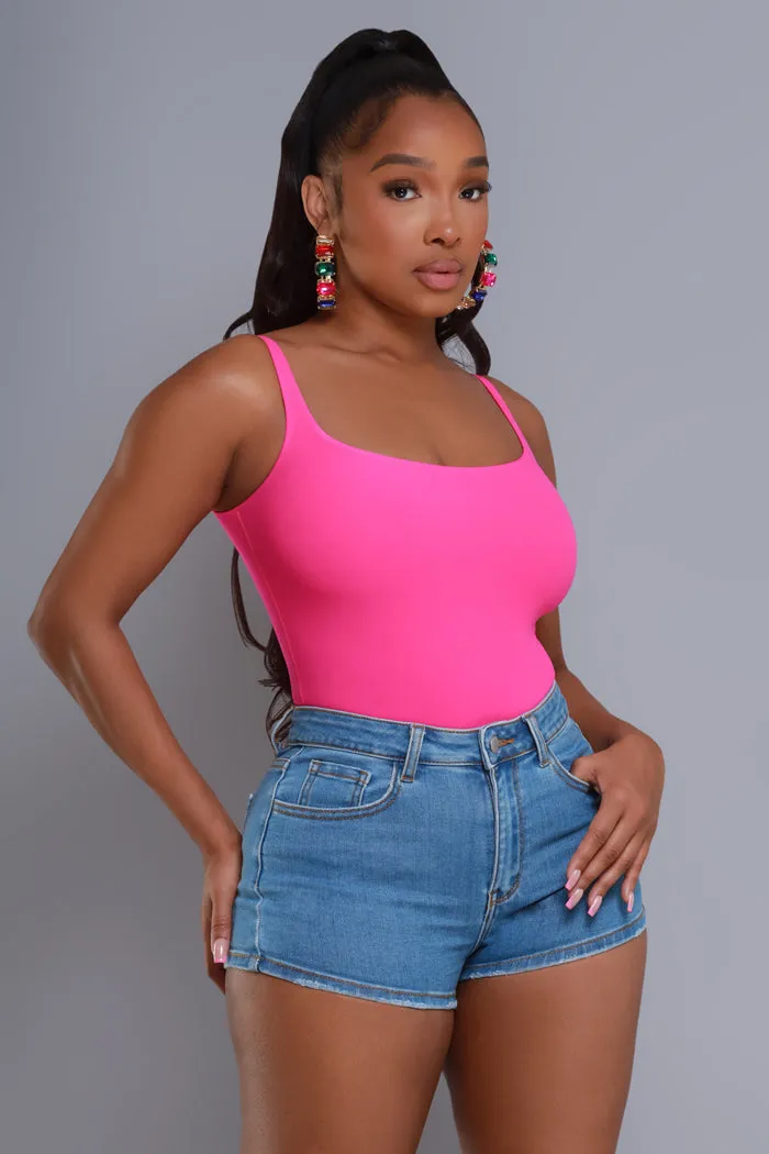 Barely There Sleeveless Bodysuit - Rose Violet No.241 NKDS