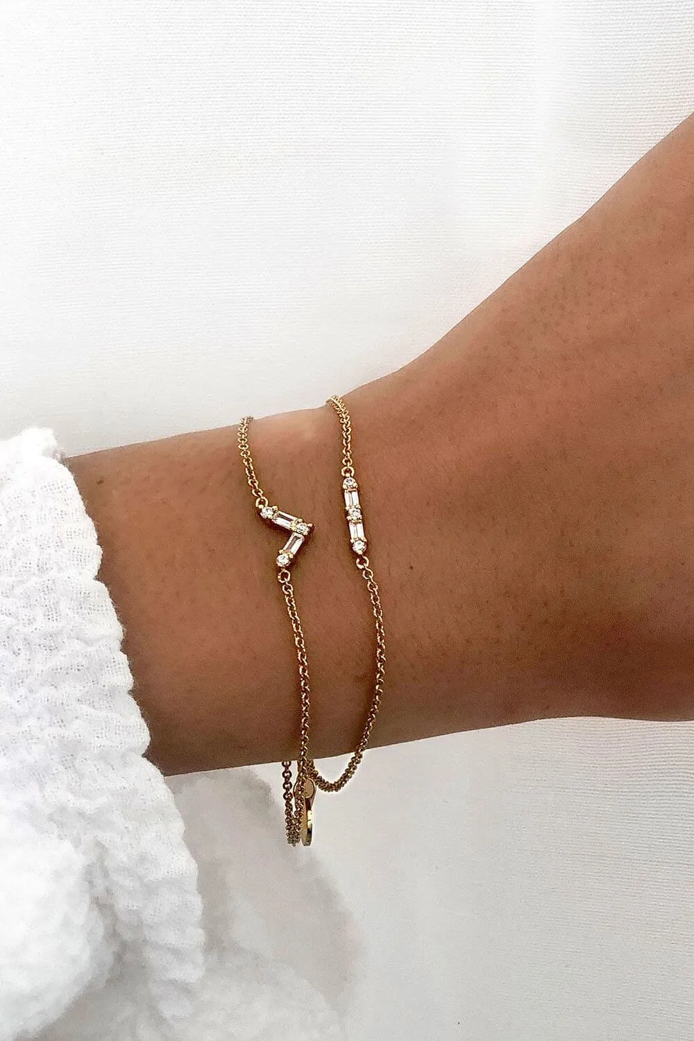 Barstone Bracelet 18K Gold Plated