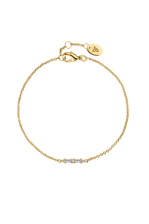 Barstone Bracelet 18K Gold Plated