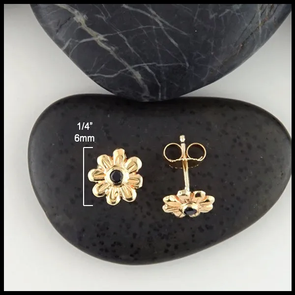 Black Eyed Susan Post Earrings