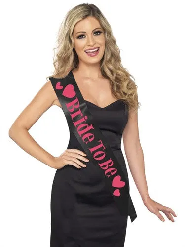Bride to Be Tiara With Veil and Sash for Bachelorette Party