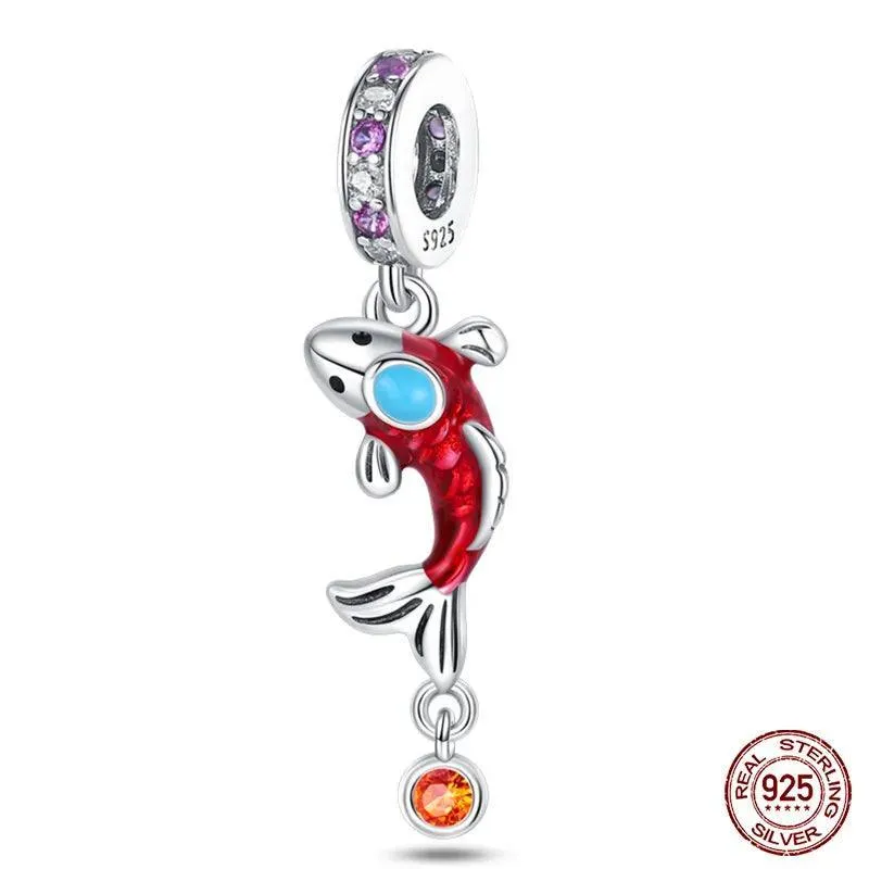 Charming Sterling Silver Red Heart Beads for Pandora - Love & Luck Gifts