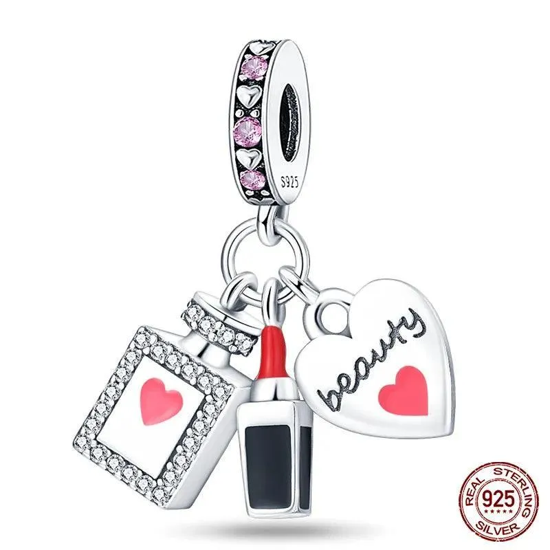Charming Sterling Silver Red Heart Beads for Pandora - Love & Luck Gifts
