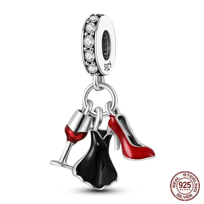 Charming Sterling Silver Red Heart Beads for Pandora - Love & Luck Gifts