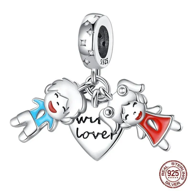 Charming Sterling Silver Red Heart Beads for Pandora - Love & Luck Gifts