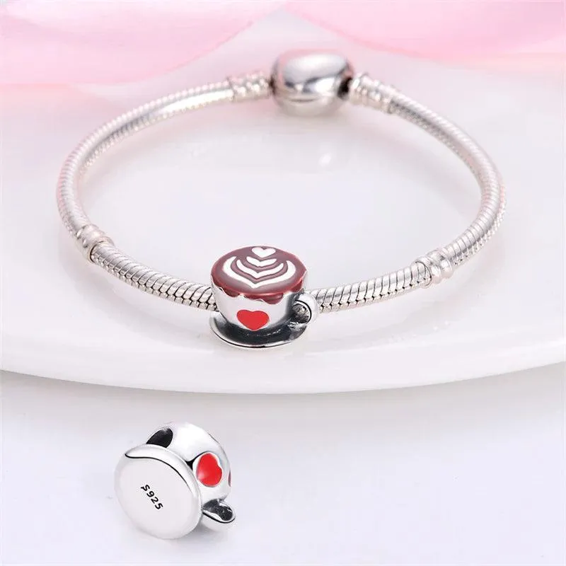 Charming Sterling Silver Red Heart Beads for Pandora - Love & Luck Gifts