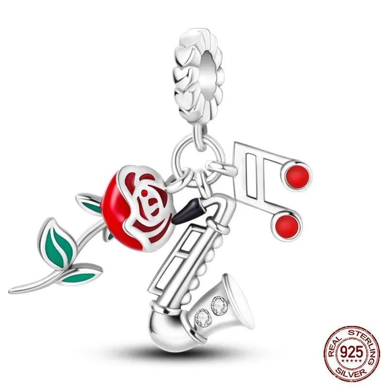 Charming Sterling Silver Red Heart Beads for Pandora - Love & Luck Gifts