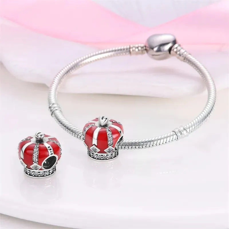 Charming Sterling Silver Red Heart Beads for Pandora - Love & Luck Gifts