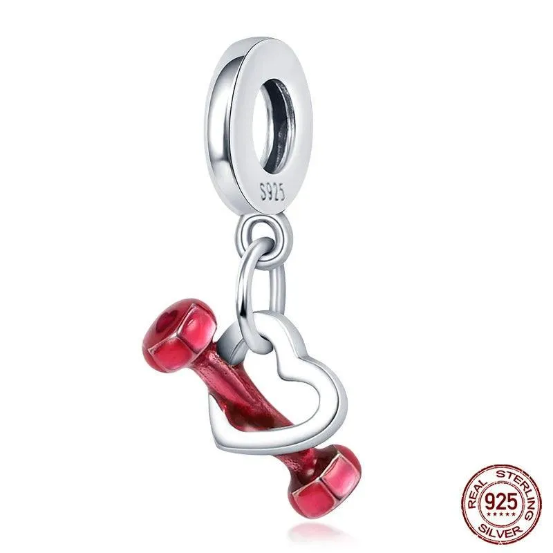 Charming Sterling Silver Red Heart Beads for Pandora - Love & Luck Gifts