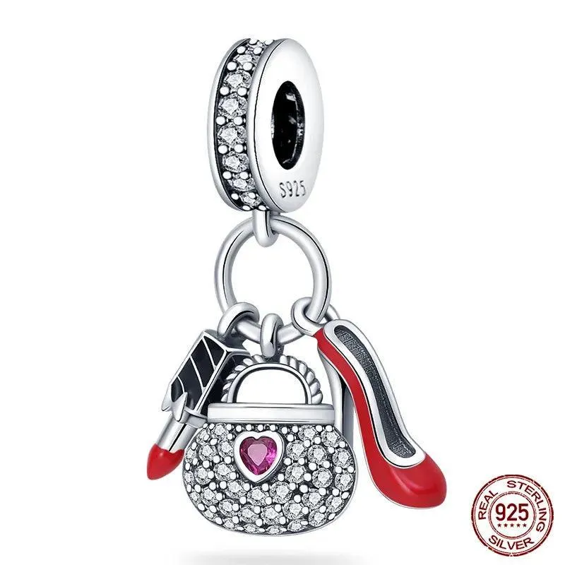 Charming Sterling Silver Red Heart Beads for Pandora - Love & Luck Gifts