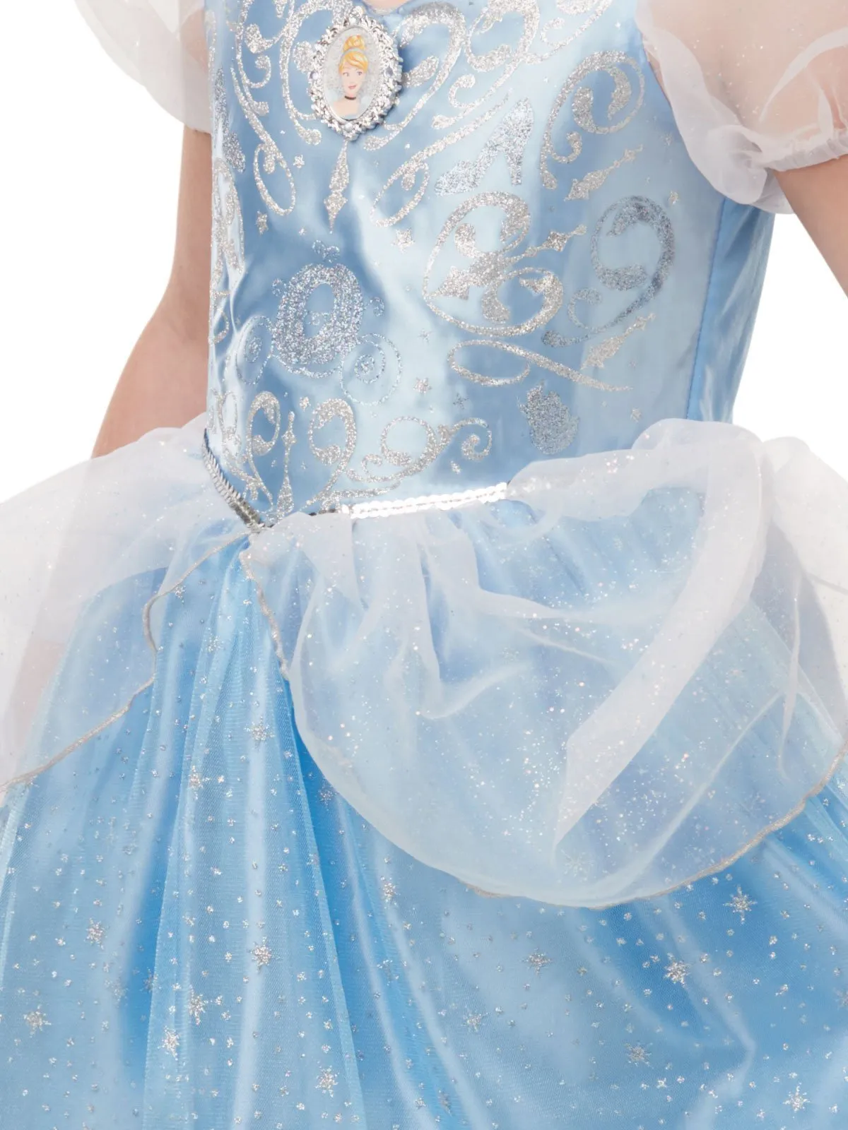Cinderella Glitter & Sparkle Deluxe Costume for Kids - Disney Cinderella