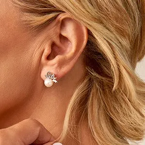 Clogau Lily of the Valley Pearl Stud Earrings - 3SLYV0294