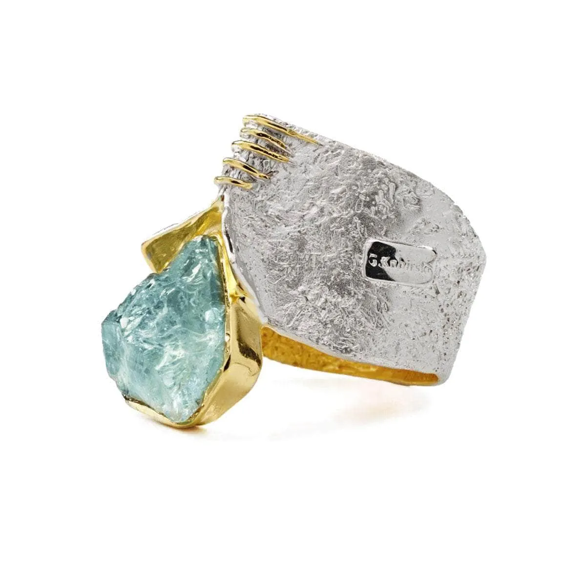 Corliss Aquamarine Rough Ring