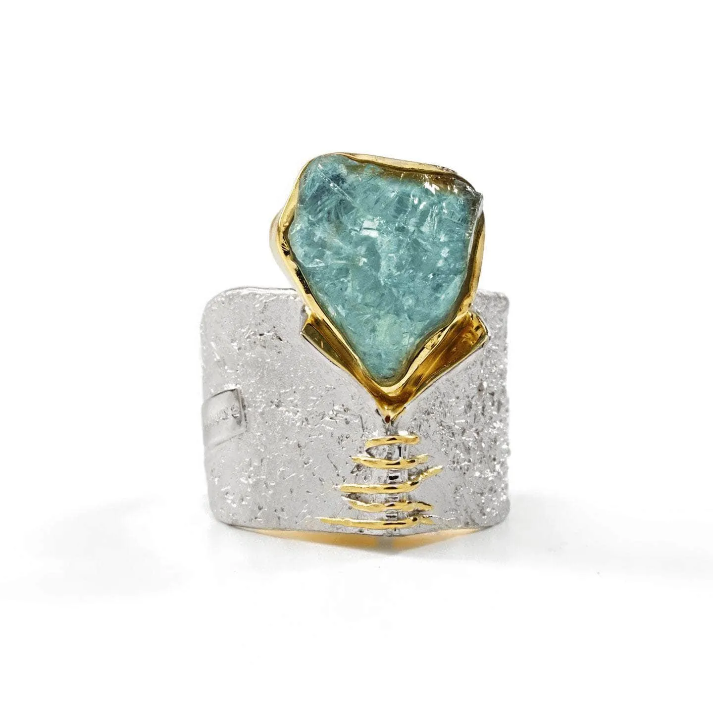 Corliss Aquamarine Rough Ring