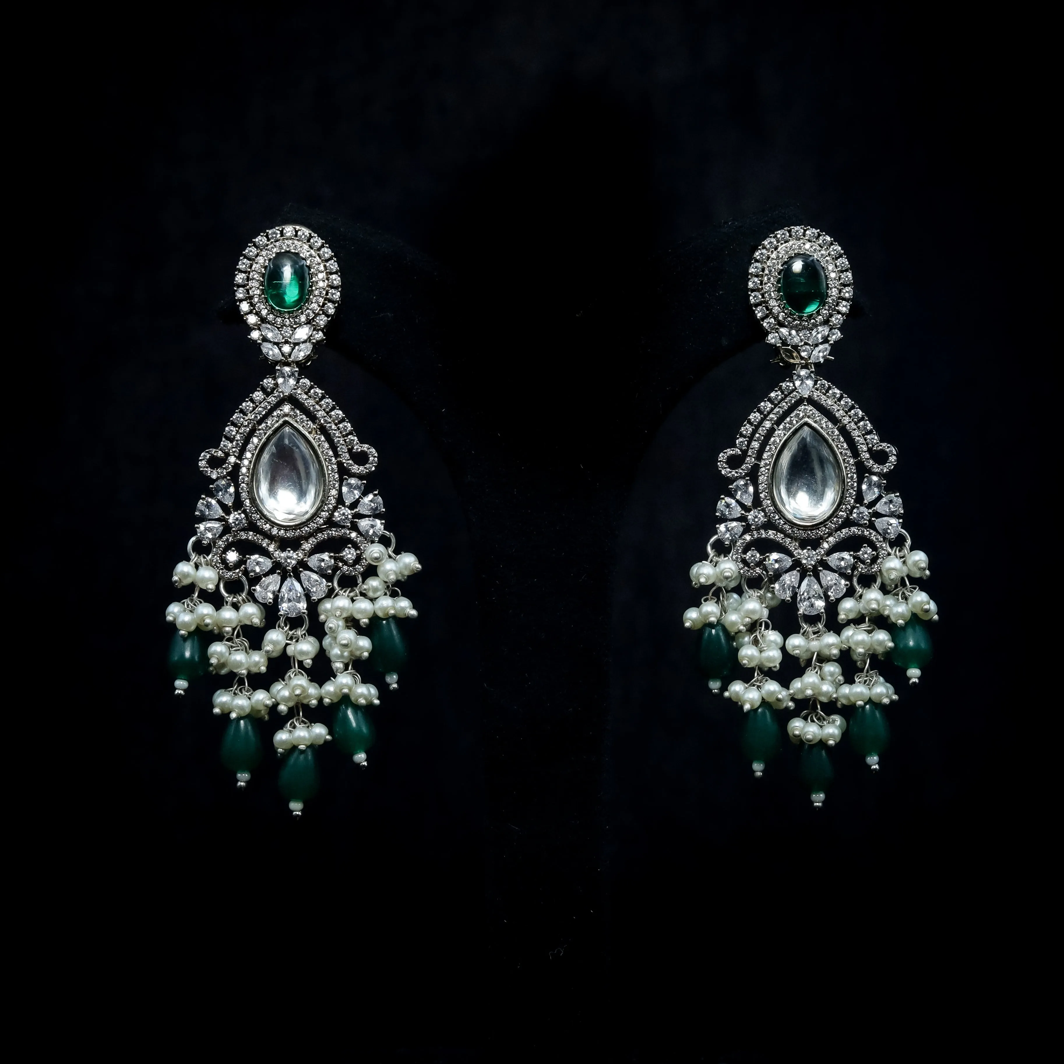 Danglers Zircon/AD Earring 8644-08