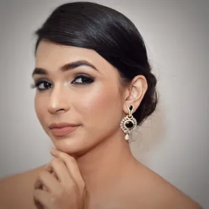 Danglers Zircon/AD Earring 8814-100