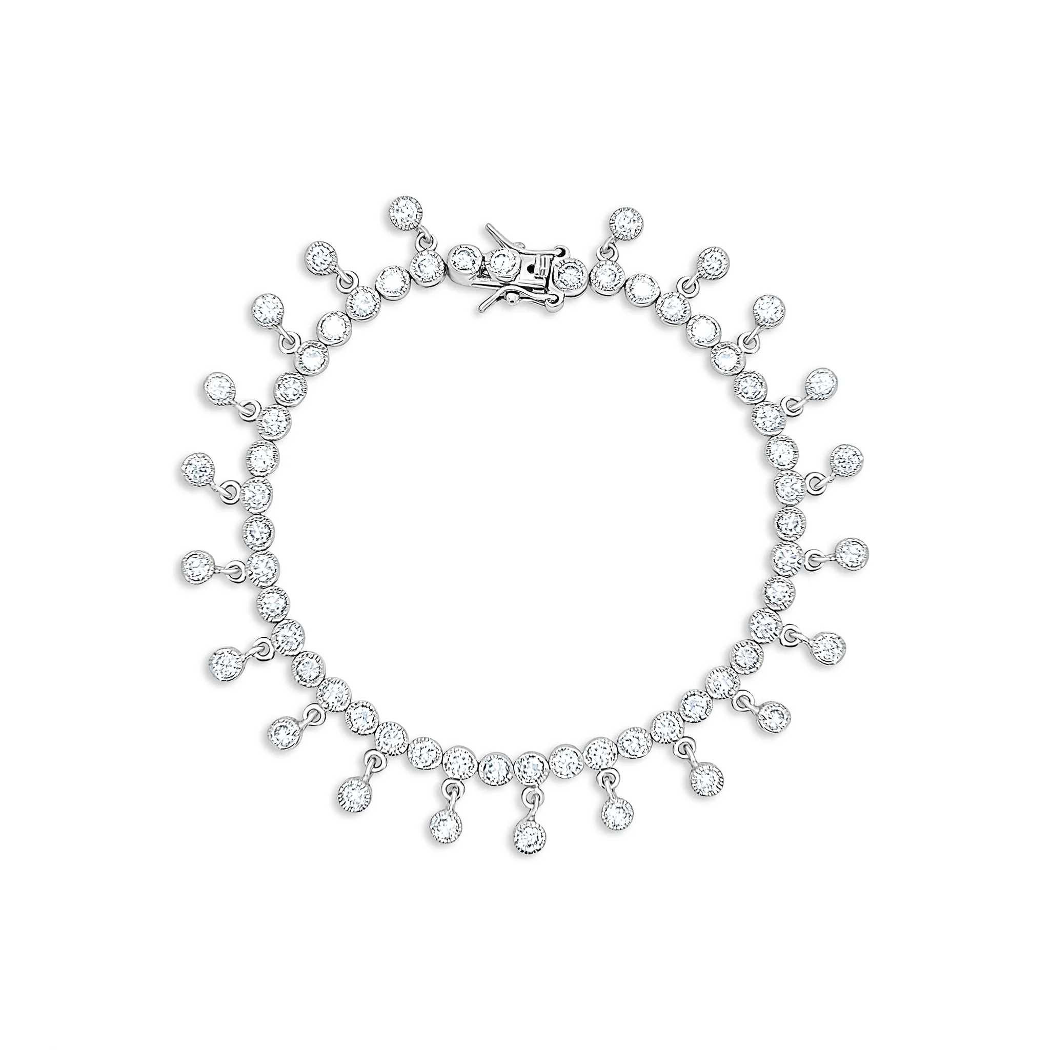 Dazzling Drop Charm Bracelet