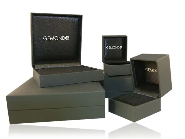 Diamant-Ohrringe, 9 Karat Rosegold Diamant Kuss Ohrhänger