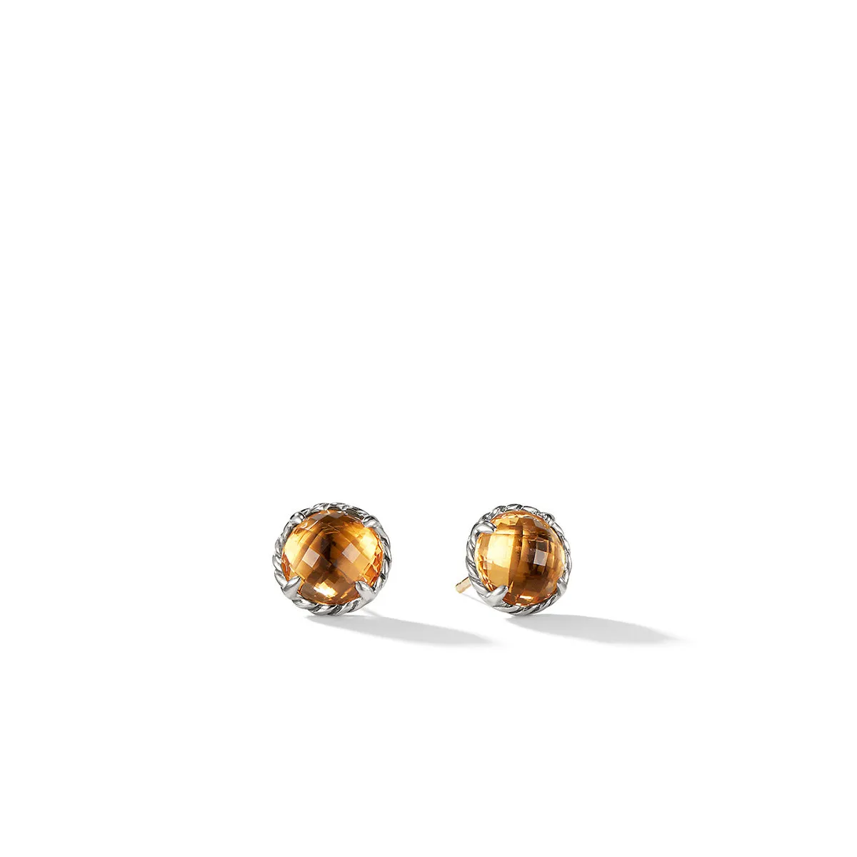 Earrings with Citrine