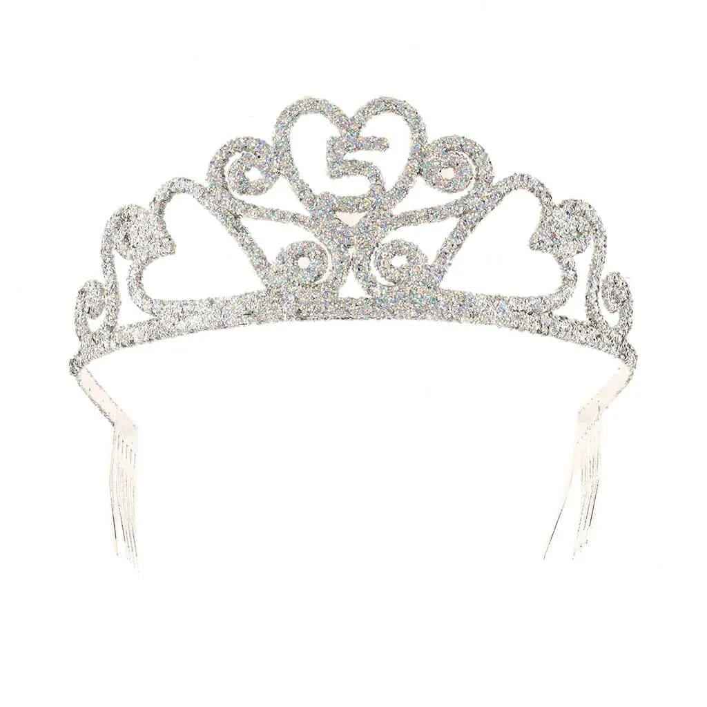 GLITTER BIRTHDAY TIARA 5