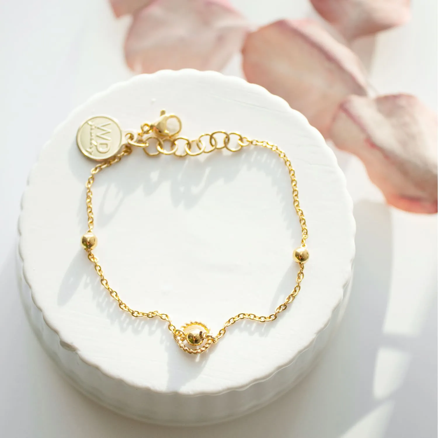 Gold Plated Anillo Bracelet