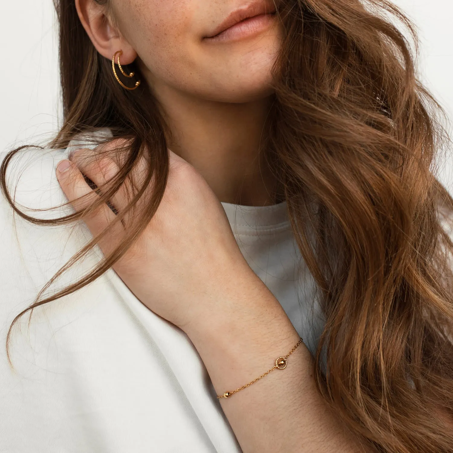 Gold Plated Anillo Bracelet