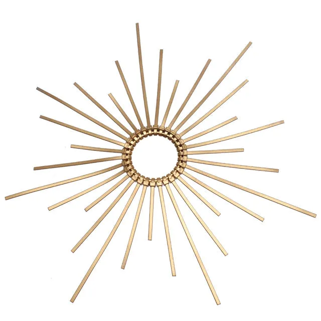 Gold Spike Halo Crown Headpiece Fairy Lolita Women Sunburst Elf Wedding Bridals PLASTIC ZIP TIE Wrap Hair Band Headdress