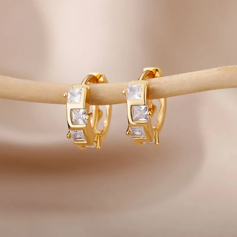 Golden Heartbeat Hoops