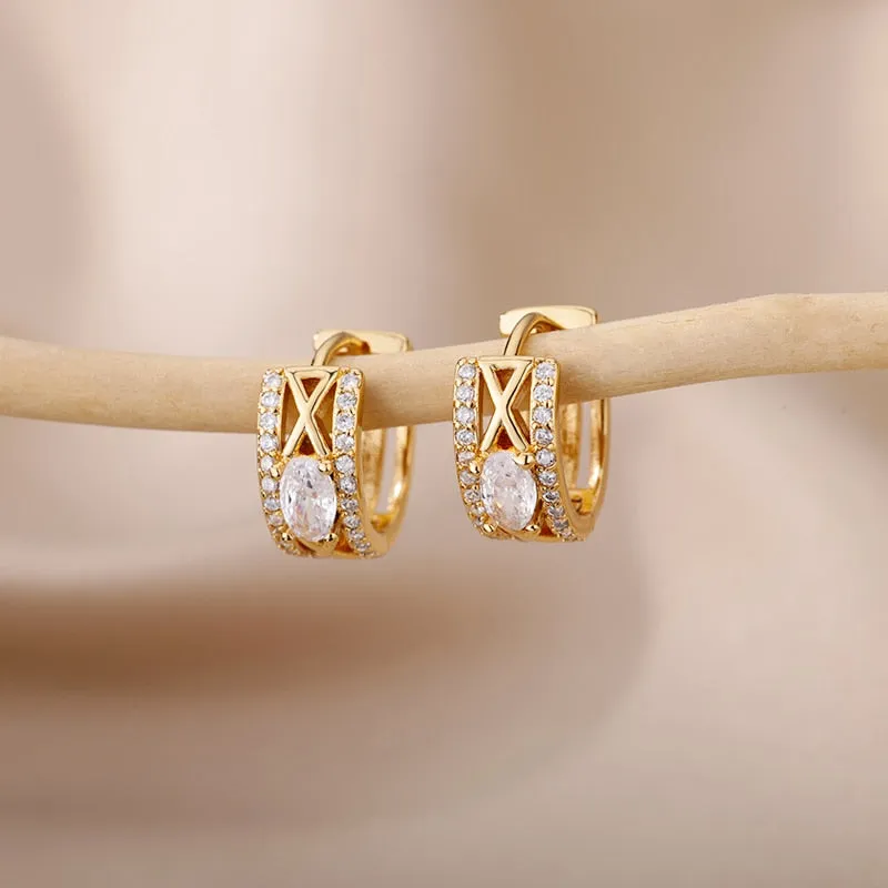 Golden Heartbeat Hoops