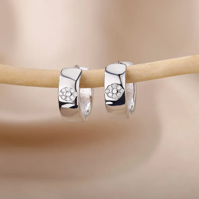 Golden Heartbeat Hoops