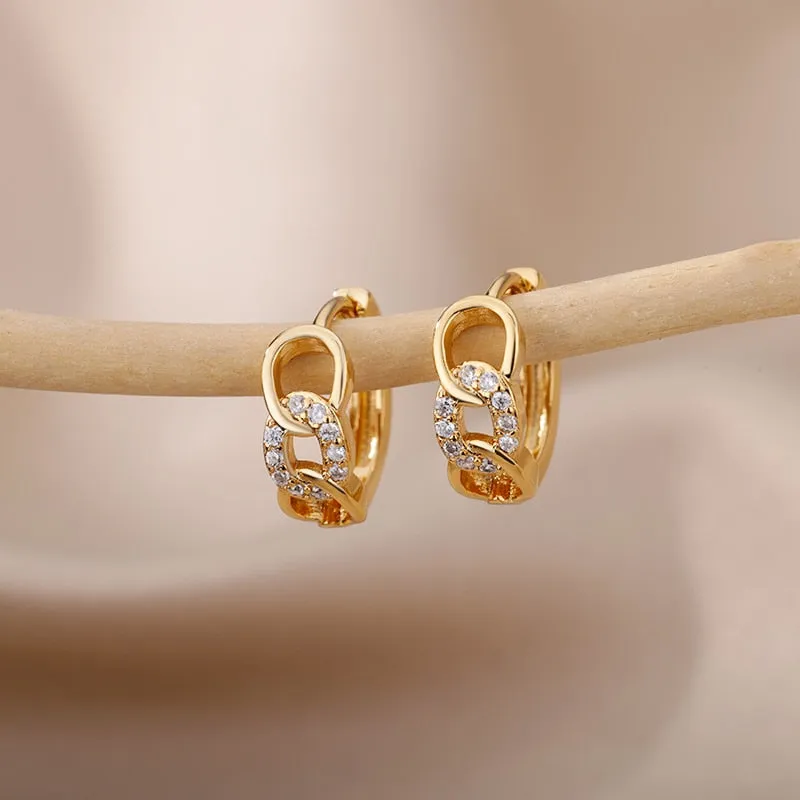 Golden Heartbeat Hoops