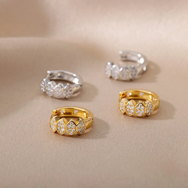 Golden Heartbeat Hoops