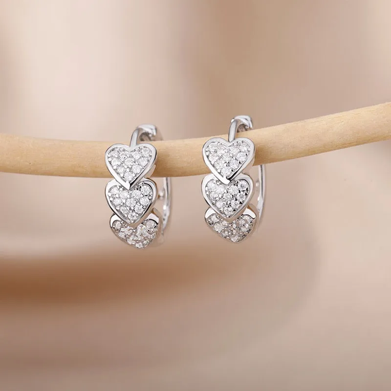 Golden Heartbeat Hoops