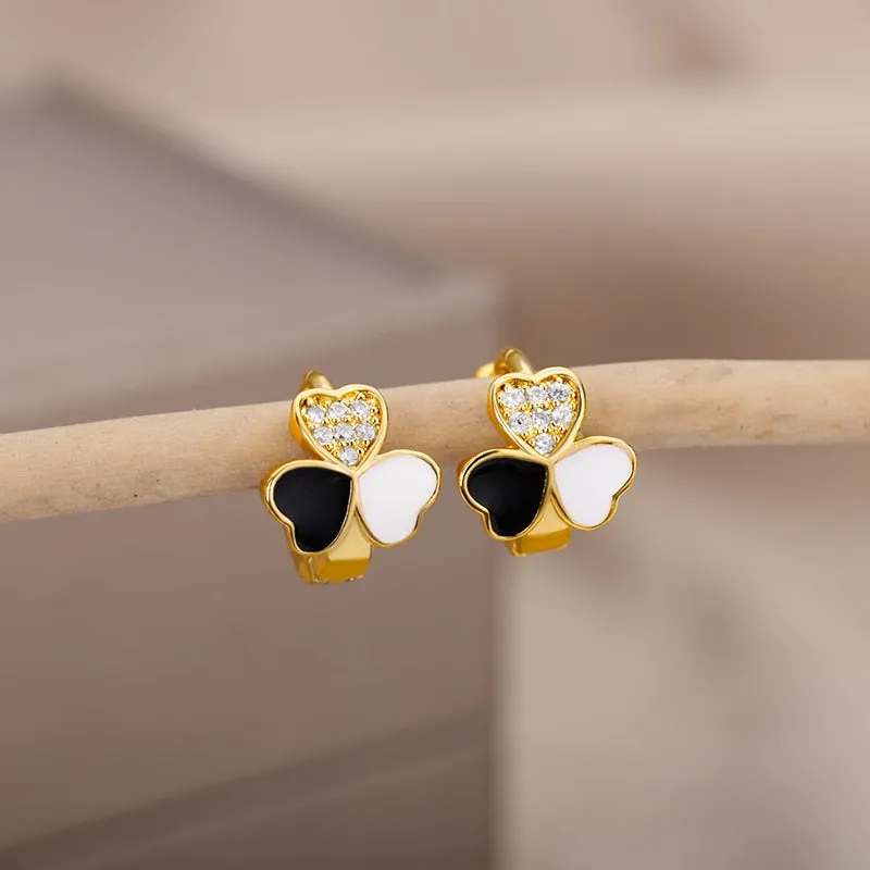 Golden Heartbeat Hoops