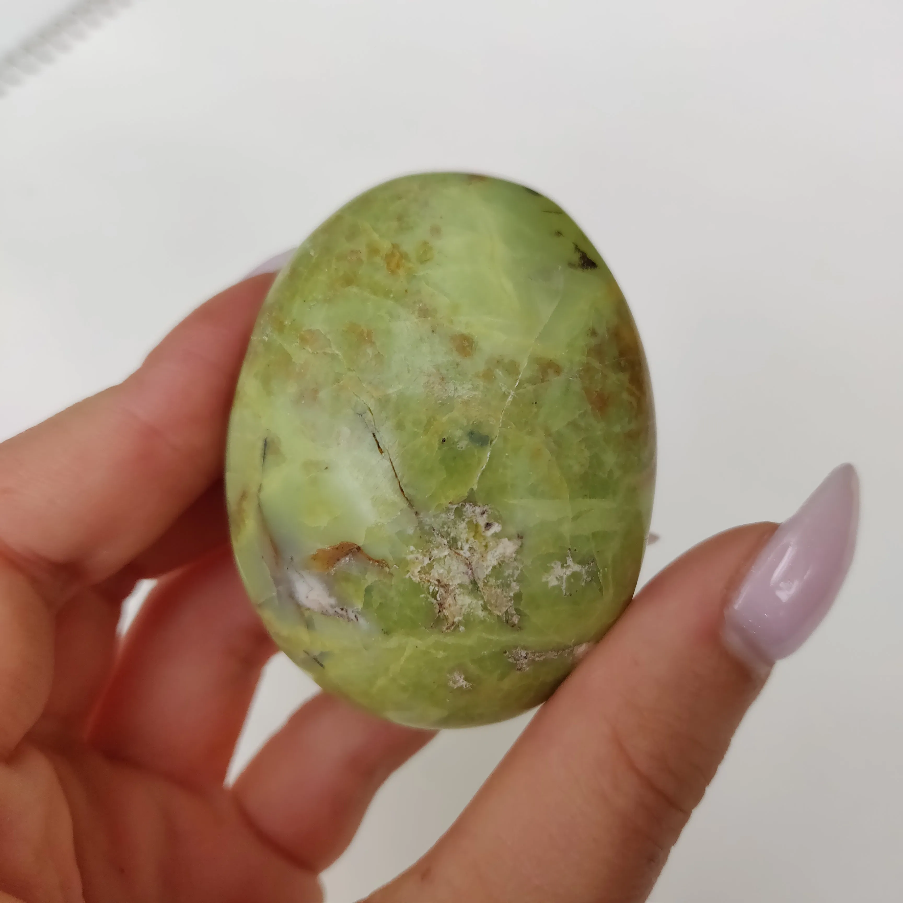 Green Opal Palm Stone (#1)