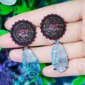 HIVAGI® Dazzle in Style: Geometric Water Drop Zircon Earrings – The Perfect Accessory for Every Occasion!