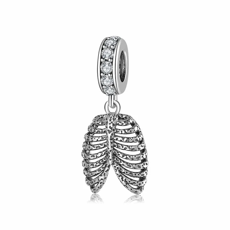 Hot 925 Sterling Silver Love Heart Hat Charm Sparkling CZ Fine Beads fit Original Pandora Bracelets Women Jewelry Making