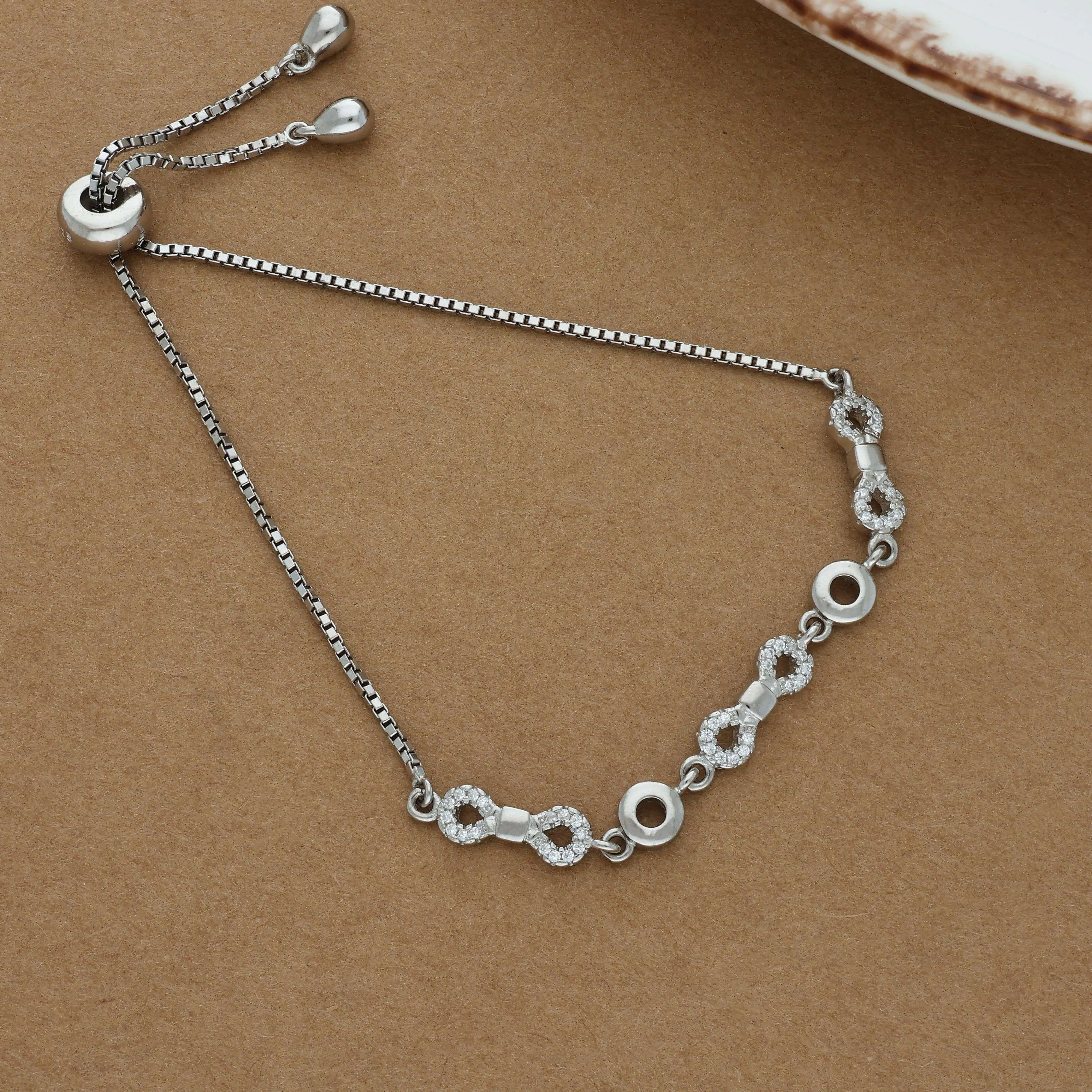 Infinity Silver Bracelet