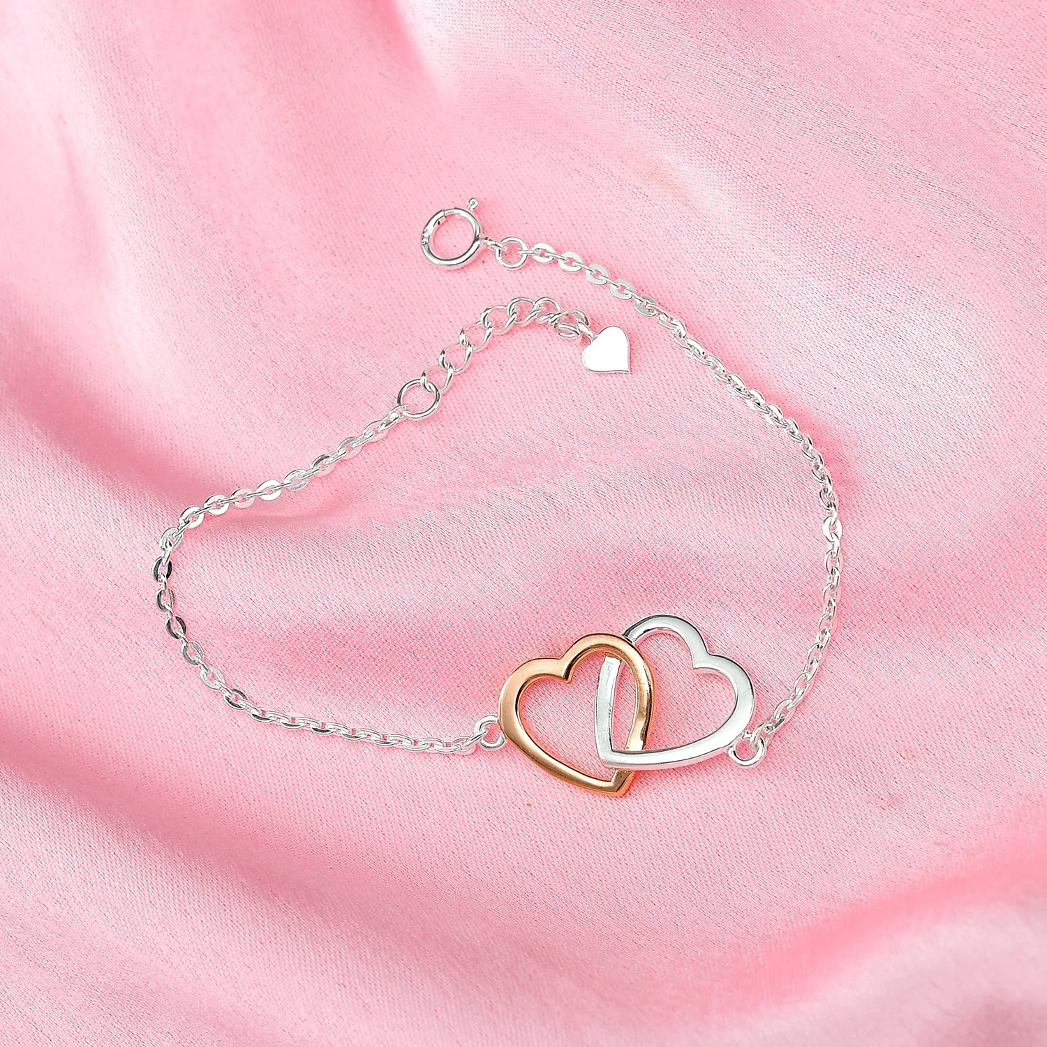 Interlocking Hearts Bracelet